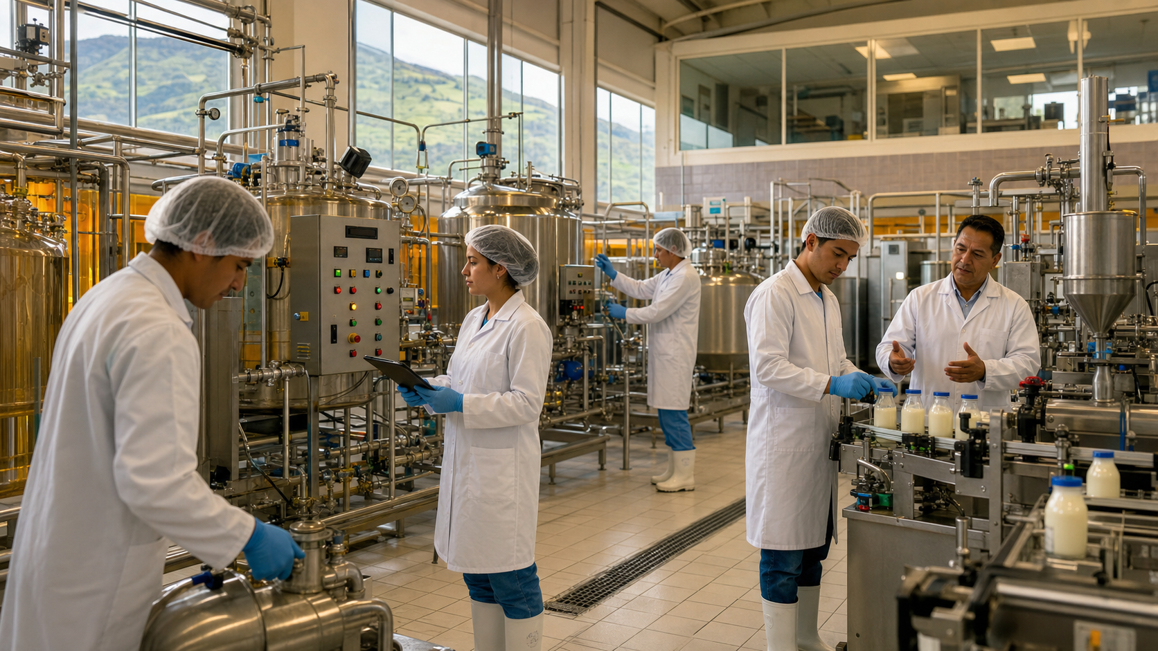 Planta piloto para procesos productivos