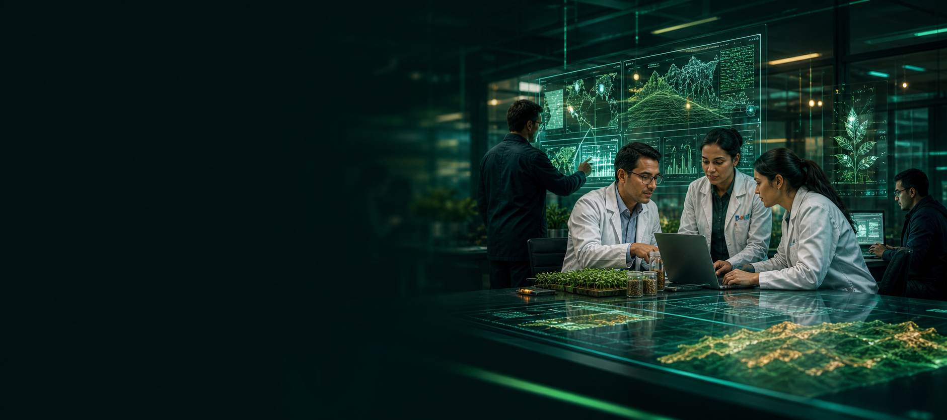 Investigadores de la UPEC trabajando con analítica, tecnología y conocimiento aplicado
