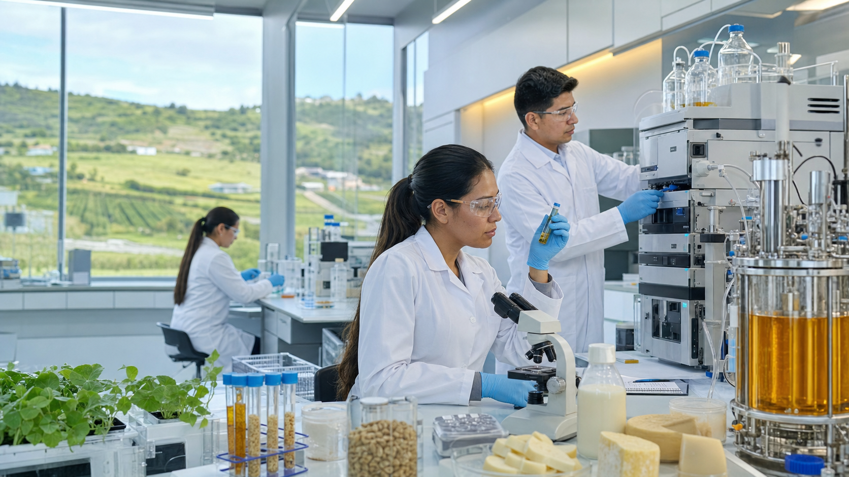 Laboratorio universitario de biotecnología y alimentos