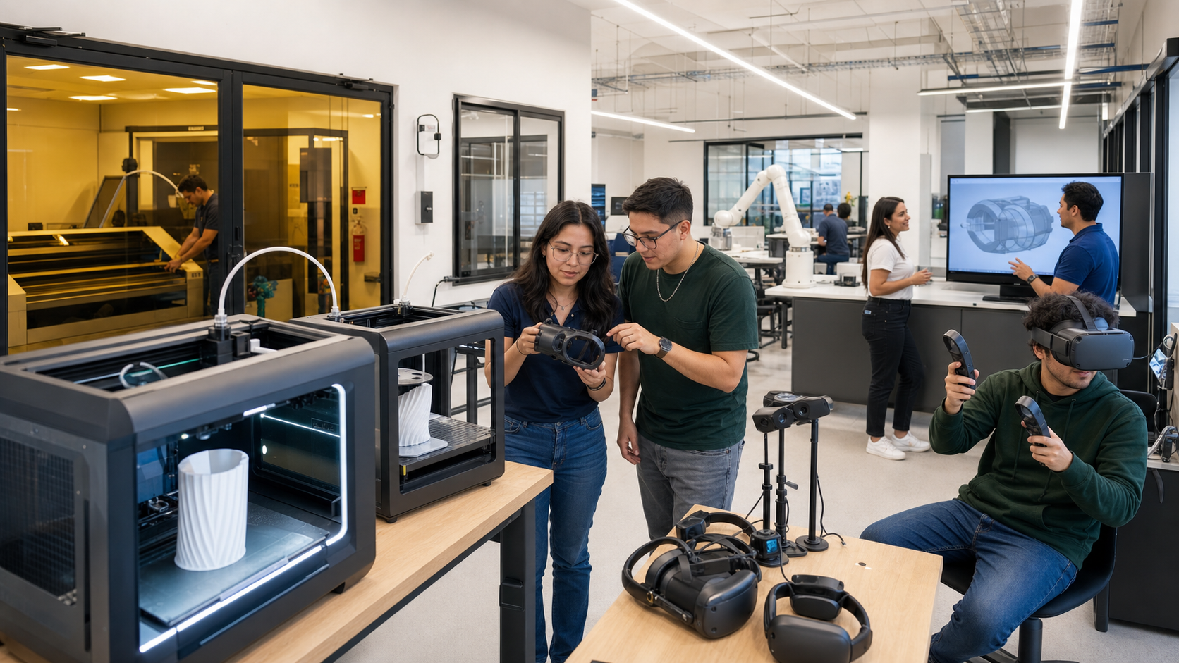 Laboratorio de impresión 3D y realidad virtual