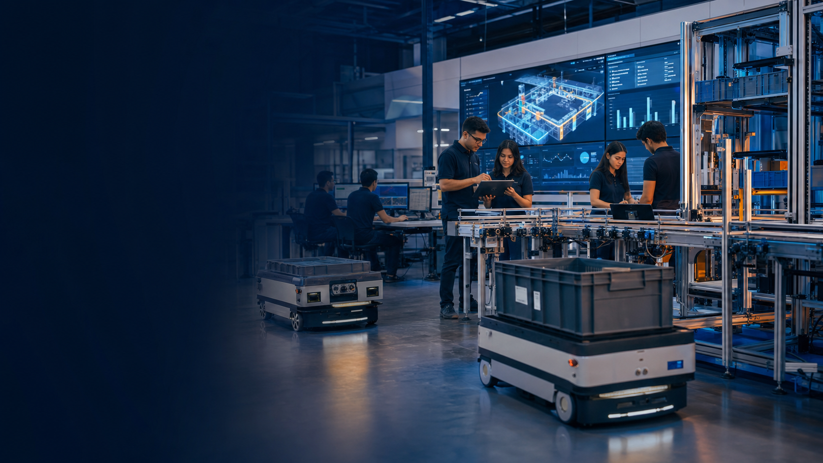 Laboratorio de logística inteligente y simulación industrial
